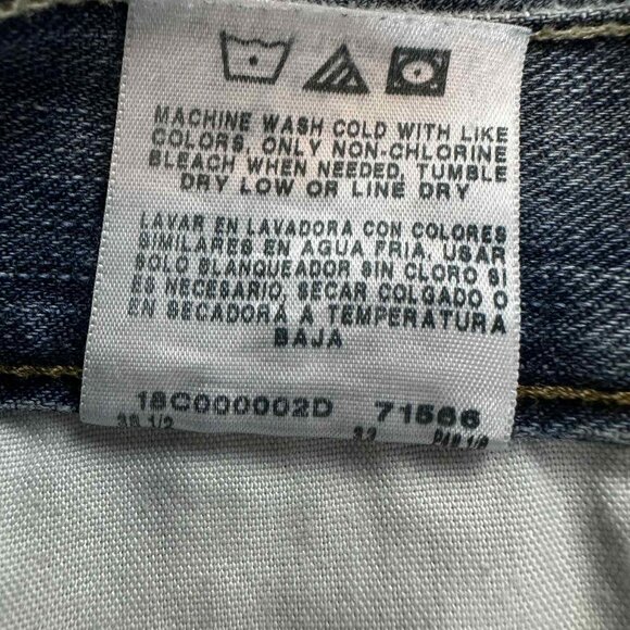 Lee Men’s Relaxed Fit Jeans 36x32 – Classic Blue Denim - Picture 5 of 13